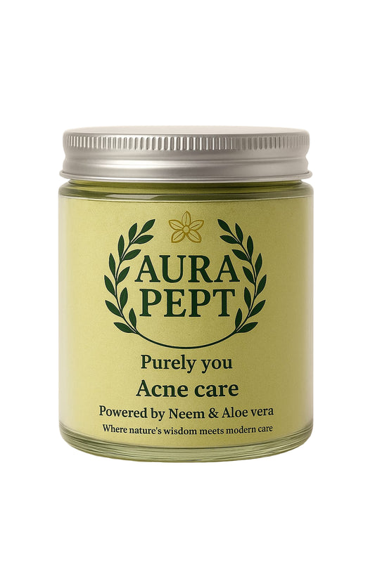Aura Pept Acne Control Herbal Powdered Face Wash – Natural 3-in-1 Cleanser, Scrub & Mask