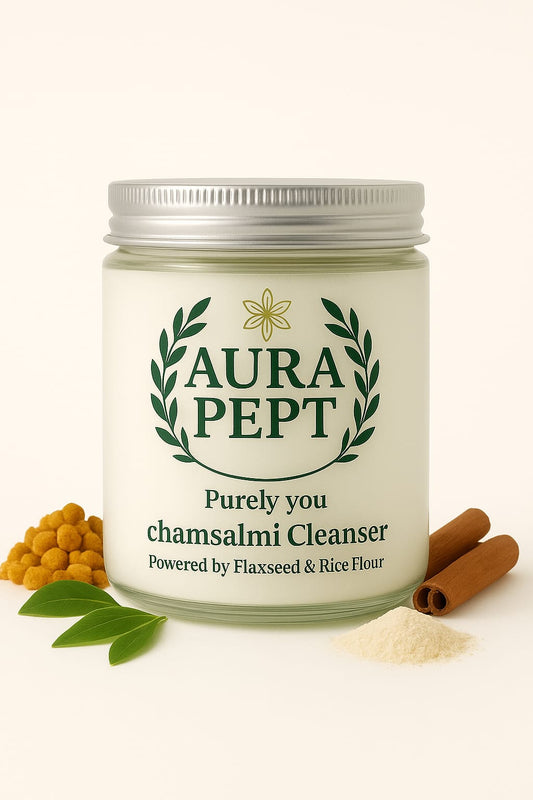 Chamsalmi Cleanser – Ayurvedic x K-Beauty Powder Face Wash for Glass Skin Glow