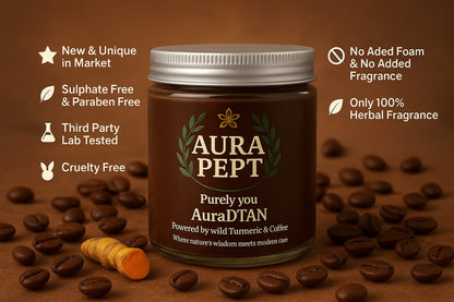Aura Dtan: Ayurvedic Powdered Face Wash for Tan Removal & Radiant Skin
