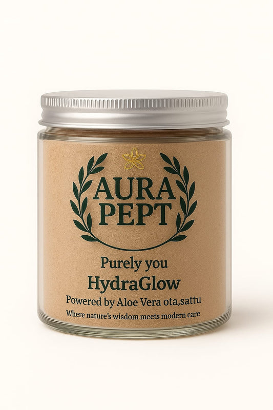 HydraGlow: Ayurvedic Powdered Face Wash for Deep Hydration & Calm | Lab-Tested & Natural