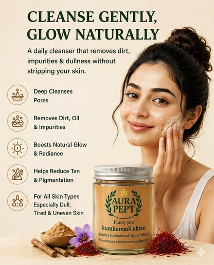 Aura Pept Ayurvedic Kumkumadi Ubatn Powder - Aura Pept