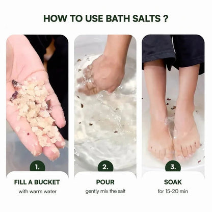 Aura Pept Lavender Epsom Salt - Pure Bath Salt for Stress Relief, Muscle Relaxation & Aromatherapy - Aura Pept