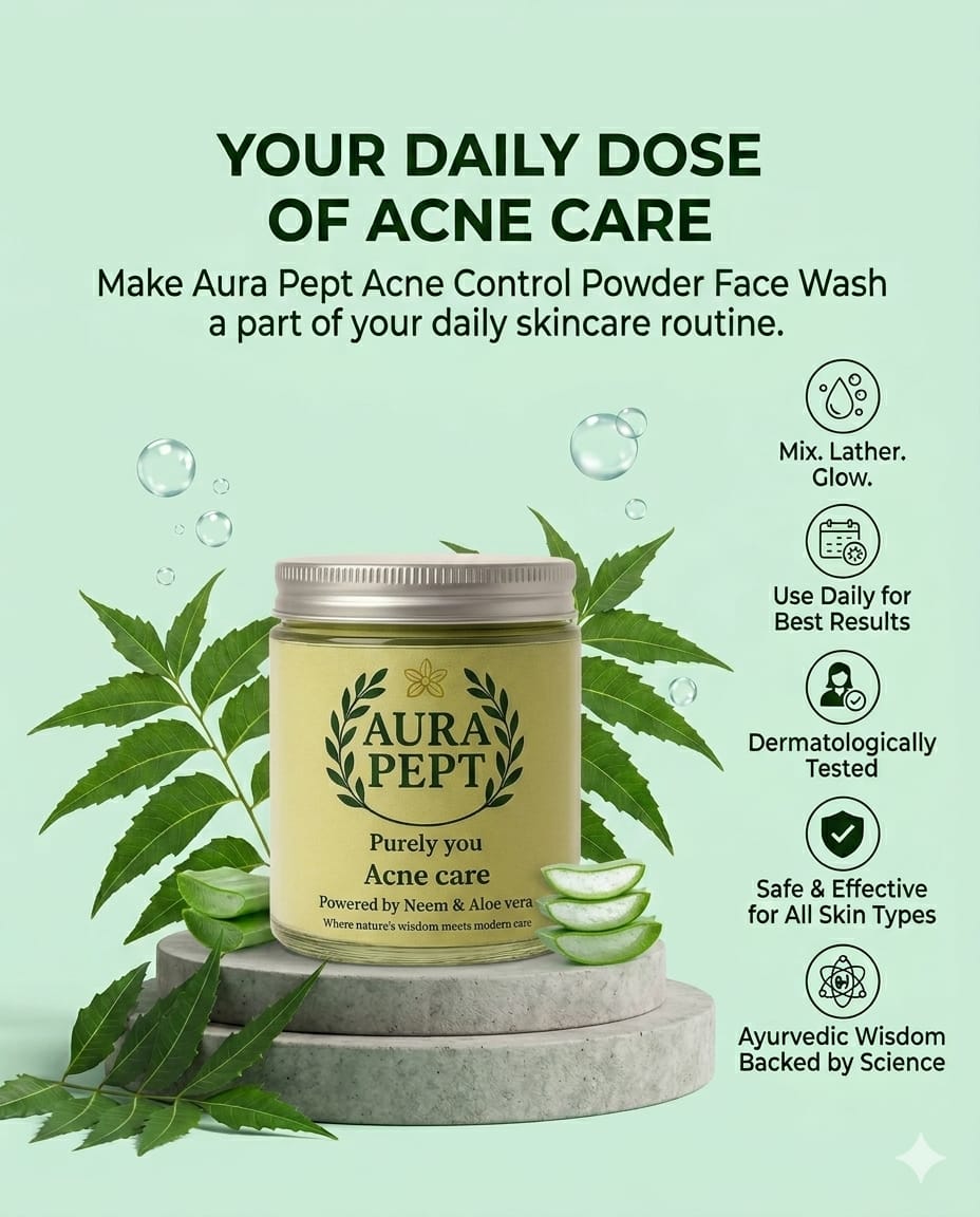 Top Face Wash for Acne Control in India - Aura Pept acne control - Aura Pept