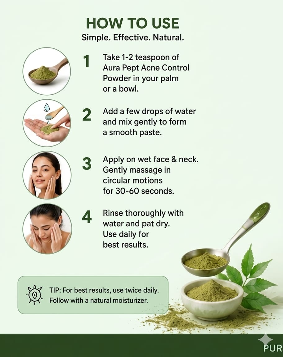 Top Face Wash for Acne Control in India - Aura Pept acne control - Aura Pept